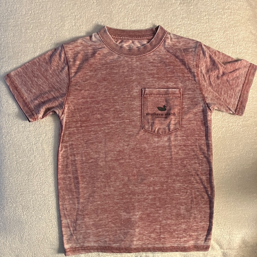 Boy’s Maroon Southern Marsh Shirt